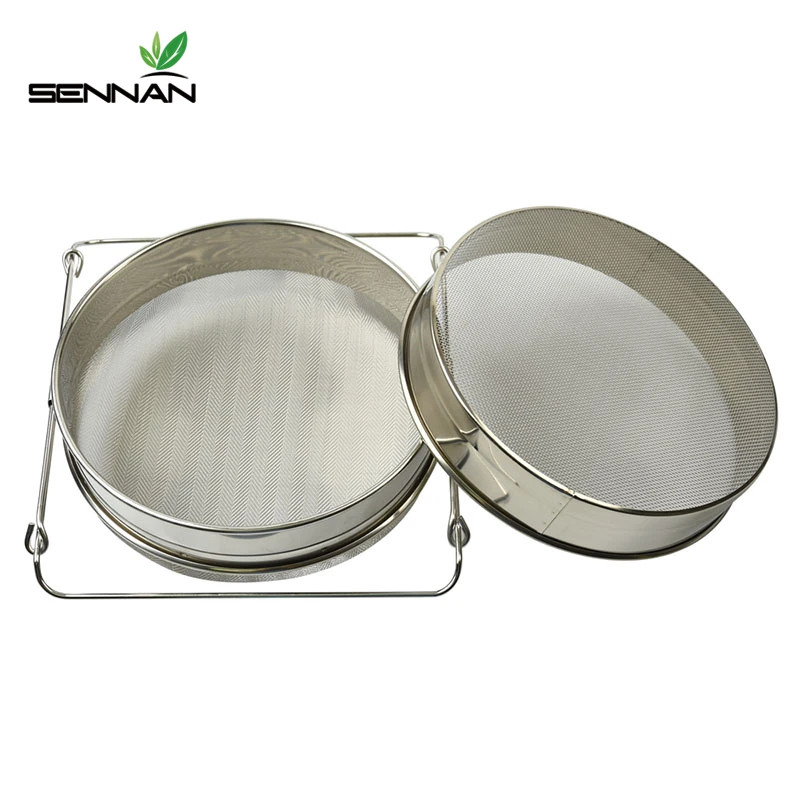 Sennan Stainless Steel Bilayer Honey Filters Strainer Network Stainless Steel Screen Mesh Filter