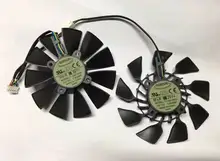 NEW Original GTX780/780TI R9280/290/280X/290X T129215SU 12 V 0.5AMP placa gráfica dupla fã