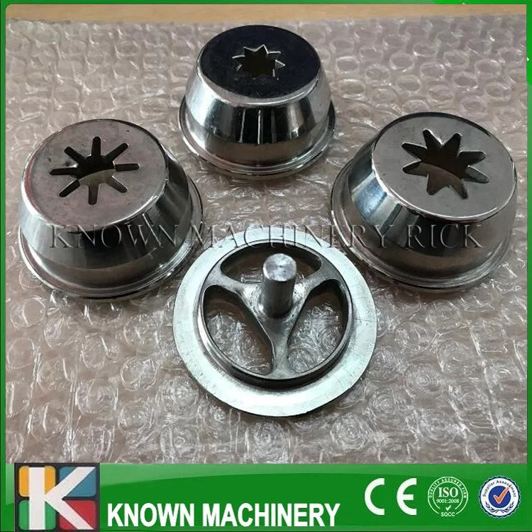 

Free shipping 4pcs/lots Stainless Steel Manual Spainish Churros Nozzles for Churros Filler Machine