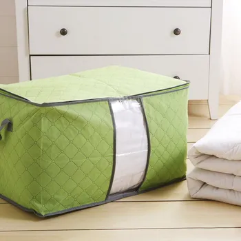 

Storage Bag Quilt Pouch Clothes Organizer for Blanket Pillow Underbed Bedding Wardrobe Storage Bag
