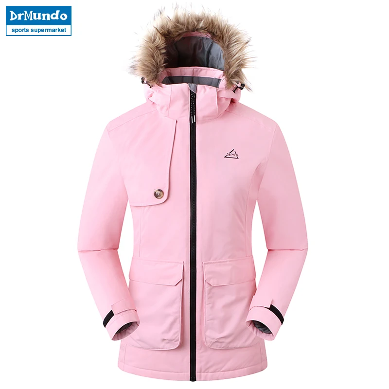 

2018 New Outdoor Waterproof Ski Jacket Women Windproof Snowboard Coat Snow Female Thermal Hiking Skiing Ski-wear Jacket Clothes