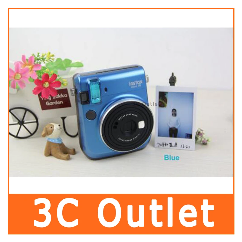Fuji Fujifilm Instax Mini 70 мгновенная камера цветные фильтры крупным планом объектив 4 шт. 1