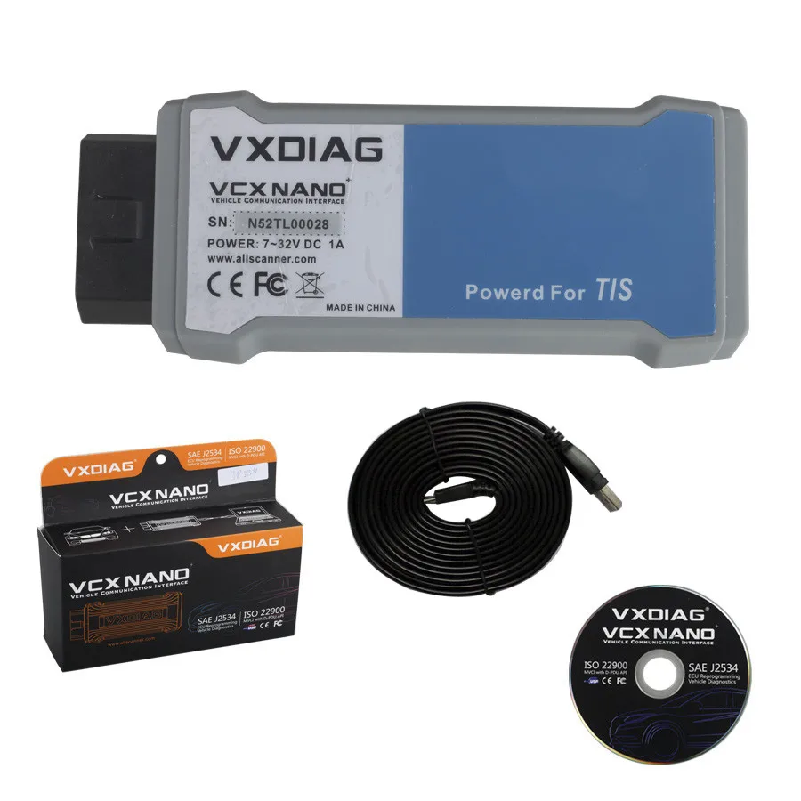 

WIFI Version VXDIAG VCX NANO for TOYOTA TIS Techstream V10.10.018 Compatible with SAE J2534 Free Shipping