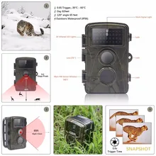 Фото-ловушки 0,6 s триггер 12MP 1080P HD ночное видение охотничья камера 12 месяцев в режиме ожидания открытая скрытая беспроводная камера безопасности