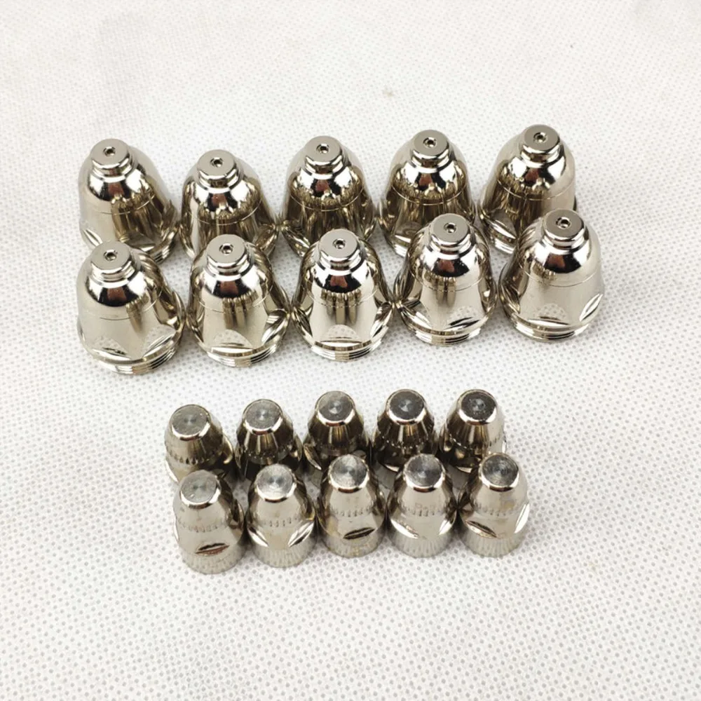 20pcs P80 Plasma Cutting Torch Consumable Cutting 60A 80A 100A P80 CNC Plasma Torch Tip Electrode Nozzle