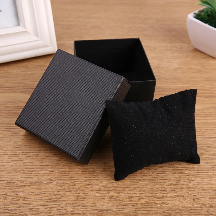 

New Watch Box Durable Present Gift Box Case For Bracelet Bangle Jewelry Watch Box Black Hot Sale