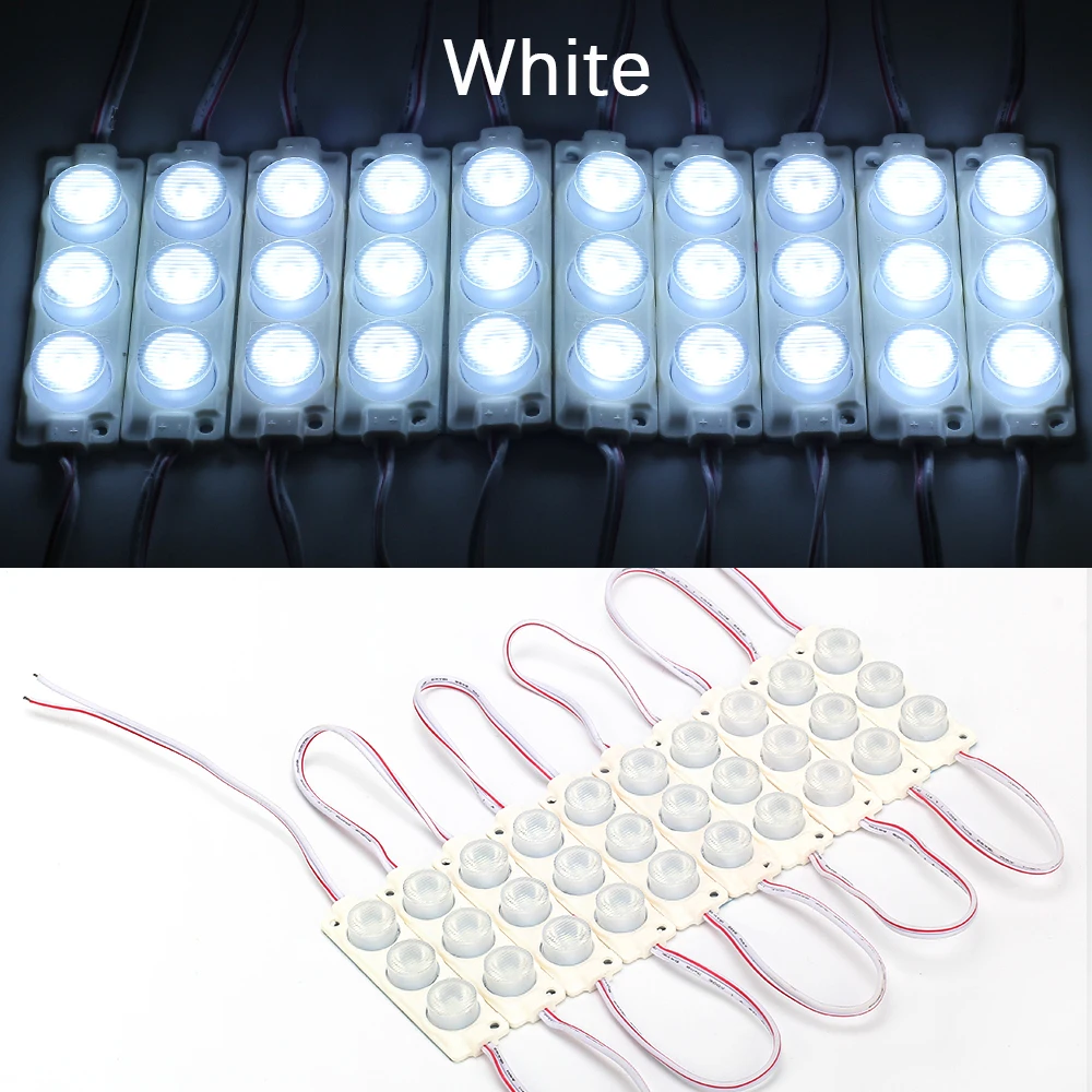 Светодиодный модуль 10 шт. 3 светодиодных модуля 3030 RGB/белый IP65 Водонепроницаемый