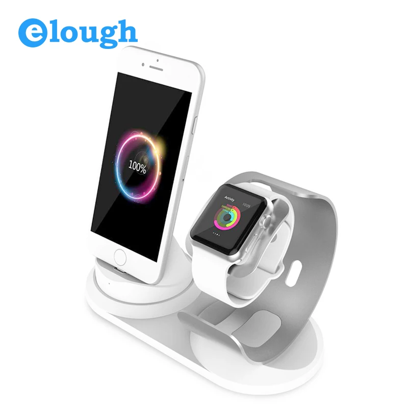 

Charging Stand for iphone apple watch Stand Docking Station New Design Aluminium Polished Desk Holder