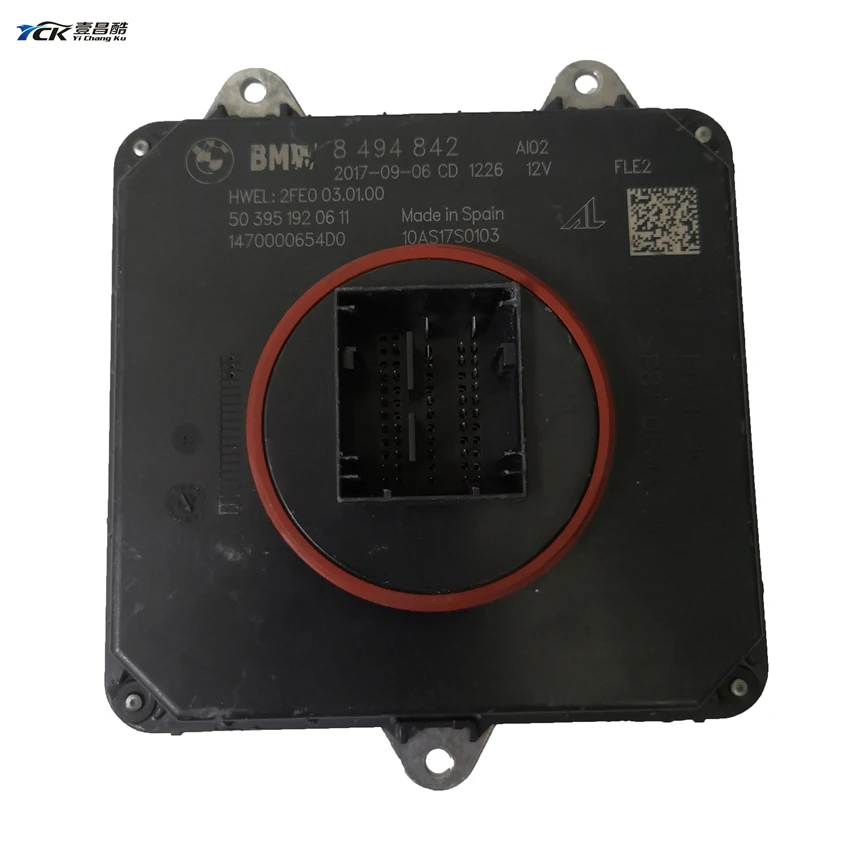 1X YCK 8 494 842 2015 - 2017 F15 X5 X6 фар Светодиодный Управление модуль компьютера 8494842 50 395 192 06