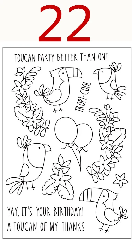 

birds Transparent Clear Silicone Stamps for DIY Scrapbooking/Card Making/Kids Fun Decoration Supplies