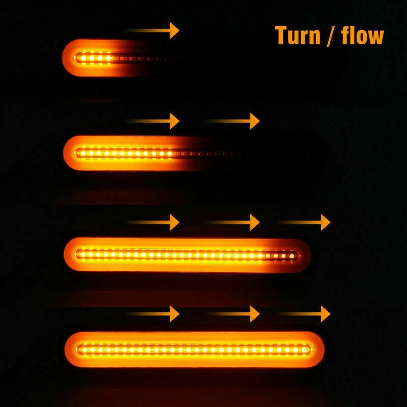 2 шт. неоновая лампа светодиодный RV трейлер стоп-сигнал сигнала поворота Задний задний фонарь