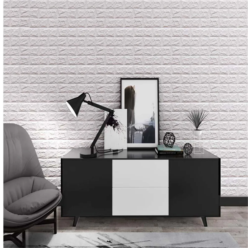 1pc Papel Parede Self Adhesive 3d Wall Sticker Bedroom Decor Foam