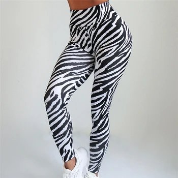 

Zebra Yoga Leggings Women Sport S-XL Yoga Pants Women Leggings Slim Gym Tights Running Jogging Pants Stretch Leggings Women