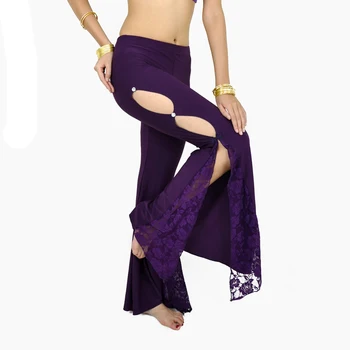 

Belly Dance Flank Openings Lace Trousers Pants 9 Color