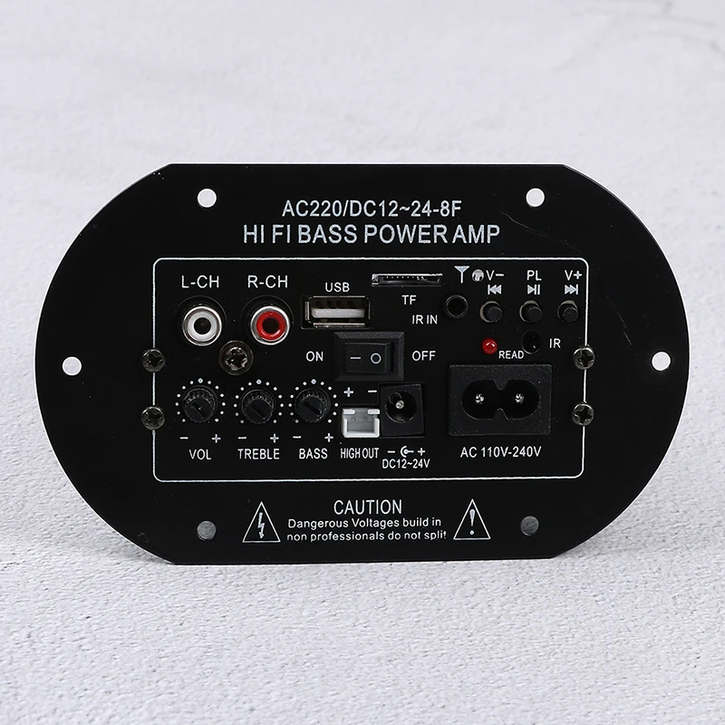 Car Bluetooth HiFi Bass Power AMP Digital Auto Amplifier Stereo USB TF