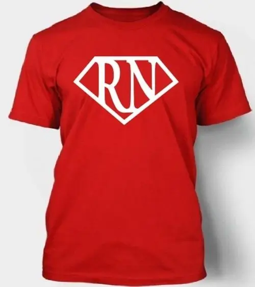 RN superhero nurse T shirt Tee Paramedic EMS small 2XL