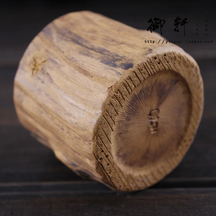 

Japanese style teacup Kung Fu tea set Yixing purple sand section mud wood pile cup handmade tree head cup special offer
