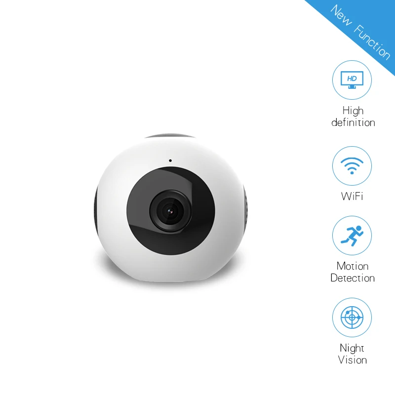 Мини Wi Fi камера Volemer 720P ночная версия P2P экшн с датчиком движения цифровая