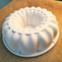 Силиконовые формы для выпечки круглый цветок кольцо форма формы для торта желе пудинг печенье Маффин Мыло Формы для выпечки DIY украшения торта инструмент