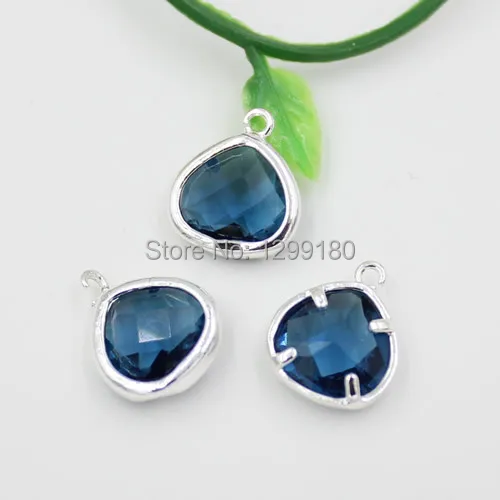 

10pcs/lot Copper Pendants Charm with Zircon Stone Crystal Charm for DIY Jewelry Making Bracelet Necklace Earring 10x13mm K03013