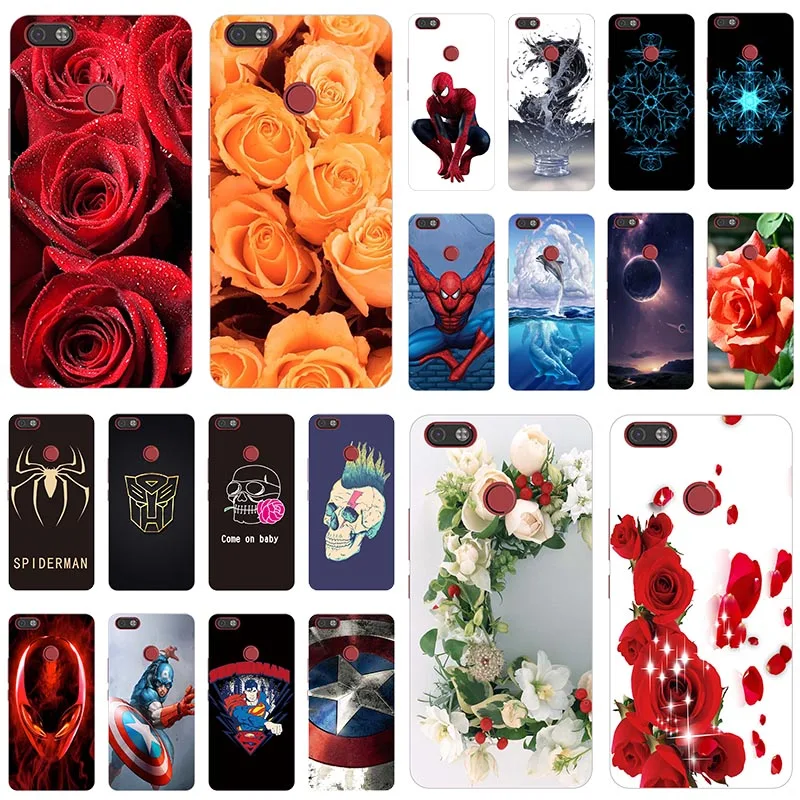 

Soft TPU Cases For Tecno Camon X CA7 X Pro CA8 6.0" Case Cover Soft Silicone Print Rose Wolf Cute Patterned Case Fundas Para