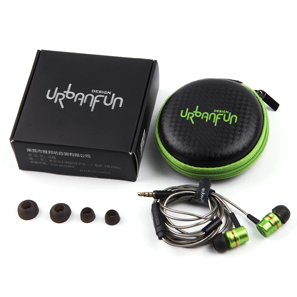 URBANFUN-Balanced-armature-3-5mm-In-Ear-Earphone-Hybrid-Driver-1dd-1ba-HiFi-Metal-Earphone-Earplug