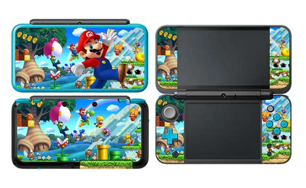 Супер MARI0 виниловая кожа Наклейка протектор для nintendo NEW 2DS XL LL Скины Наклейка s - Цвет: 300