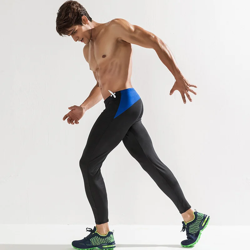 Брендовые мужские штаны для бега, баскетбольные колготки, компрессионные быстросохнущие леггинсы для бега, спортивные брюки, мужские спортивные штаны для спортзала