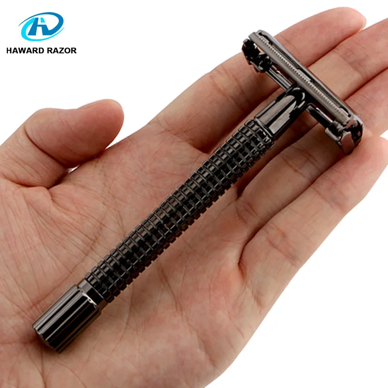 HAWARD Razor Butterfly Safety Razor Men s Manual Shaver 10 Double Edge Blades Classic Shaving Razor 1 HAWARD Razor Butterfly Safety Razor Men s Manual Shaver 10 Double Edge Blades Classic Shaving Razor 1