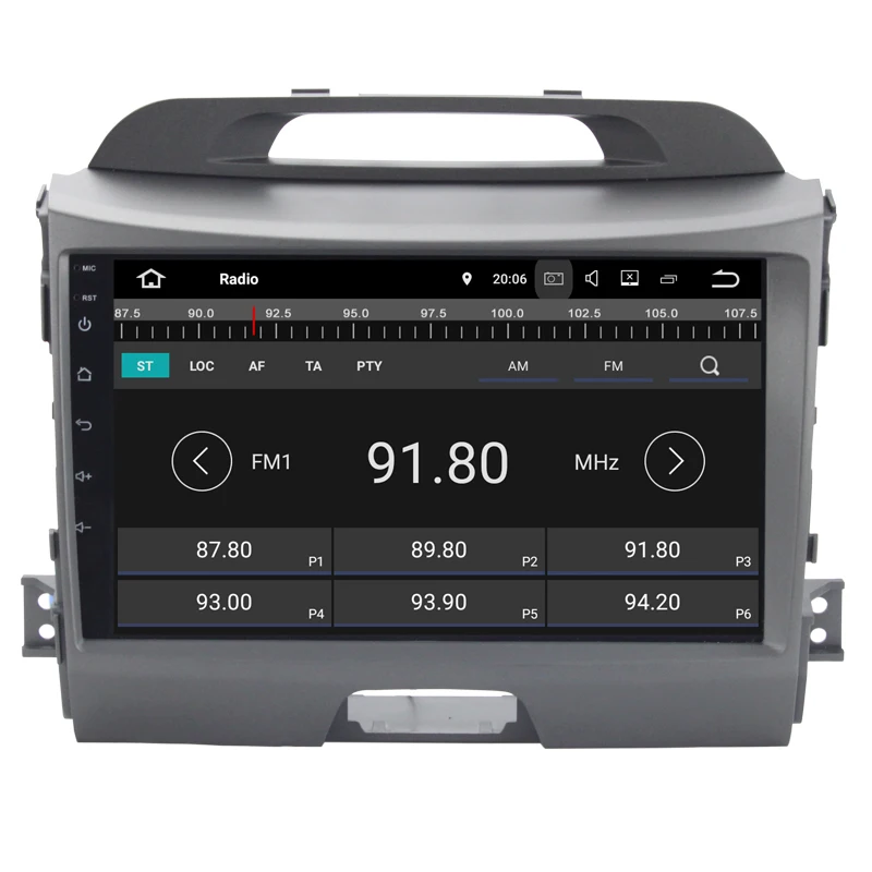 Clearance 9 inch 1024X600 4G WIFI 2GB RAM Android 7.1.2 Car DVD Player For Kia Sportage R 2010-2016 GPS Navigation Stereo Radio System 1