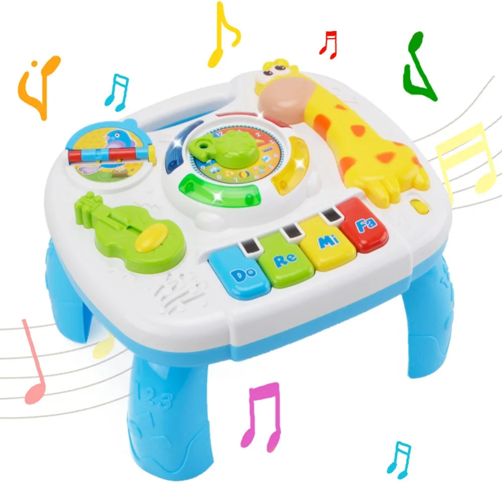 

Wishtime Music Study Table Baby Toys - Children's Electronic Education Toys Intelligent Toy Music Study Table Baby Toys