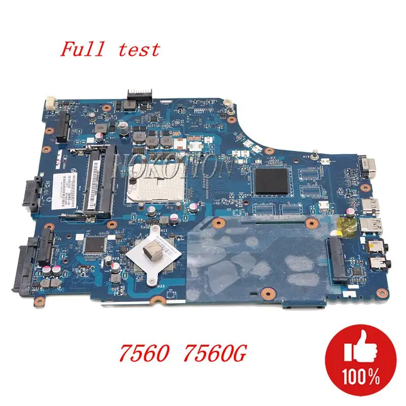 

NOKOTION MBBUX02001 MB.BUX02.001 Main board For Acer asipre 7560 7560G Laptop Motherboard DDR3 Socket fs1 LA-6991P