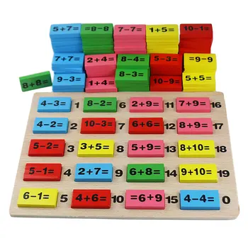 

Wooden Montessori Math Toy Number Board Colorful Montessori Materials Early Learning Educational Toys For Children UB0764H