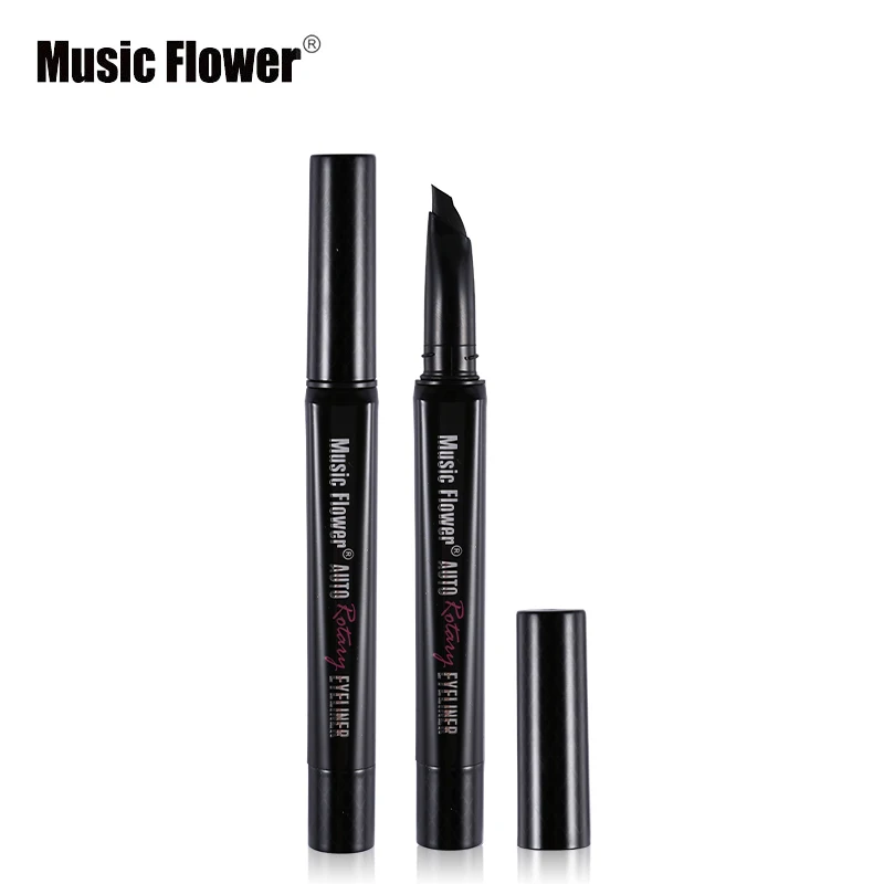 

Music Flower New Auto Rotating Liquid Eyeliner Waterproof Makeup EyeLashes Gel Eye Liner Pencil Mark Pen Smudge-proof Cosmetics