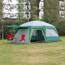2016 Challenger New 2 bedroom 1 living room 6-12 person hiking beach fishing outdoor camping travel family tent