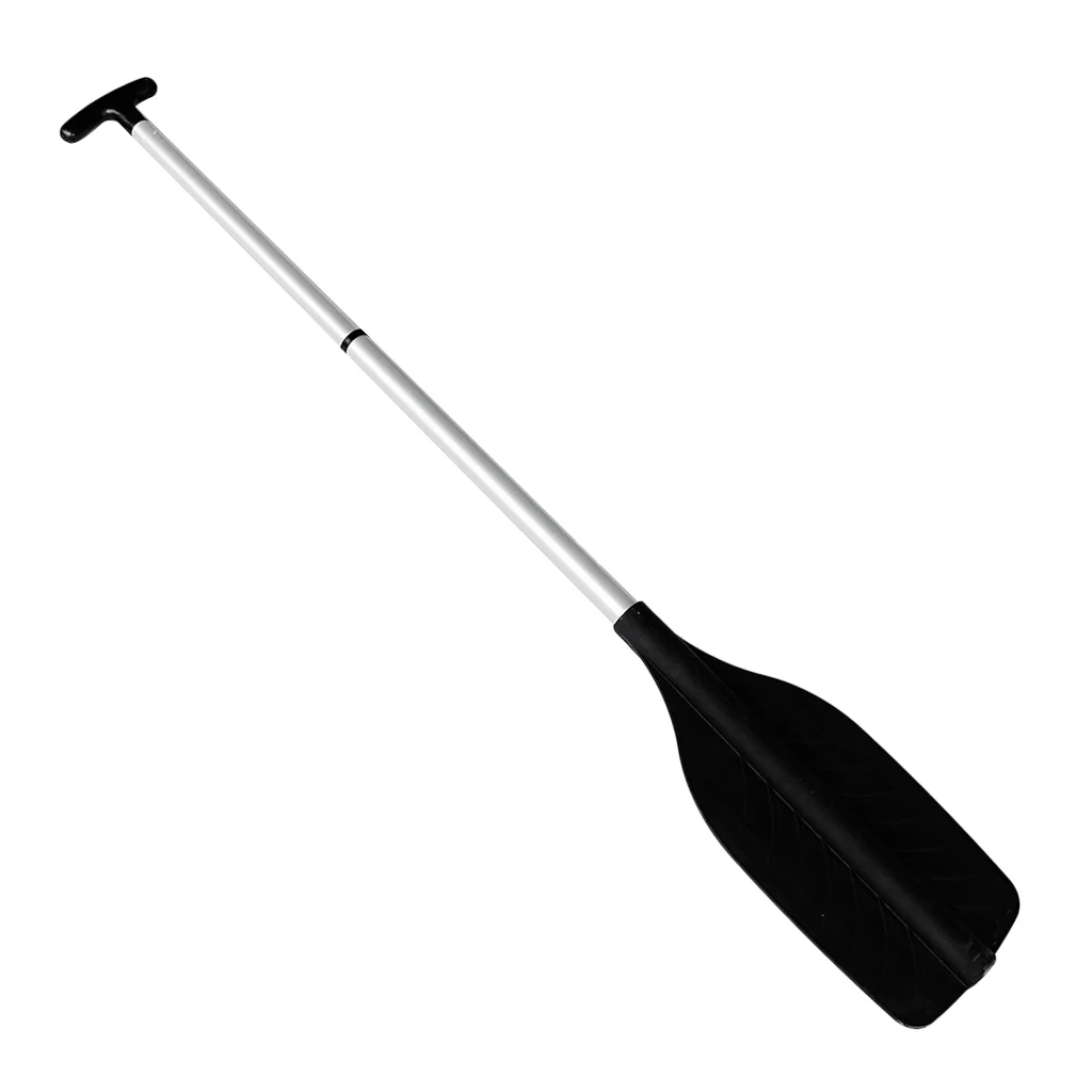 Adjustable Nylon Black Telescopic Oar Paddle Boat Canoe Extendable Kayak Canoe Safety Shaft Paddles for Water Sports Rowing Boat