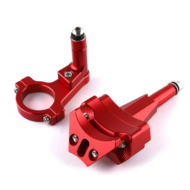 SMOK Motorcycle CNC Aluminum Steering Damper Stabilizer Mounting Kit
