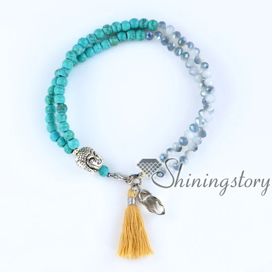 Из бисера браслет с кисточками ювелирные изделия оптом boho chic Ювелирные изделия в богемном стиле браслеты цыганские украшения - Окраска металла: Design C