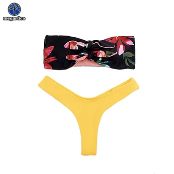 

bathing suit women two pieces monokini bikinis brasileiros high waist biquinis feminino 2019 sexy strapless thong swimsuit