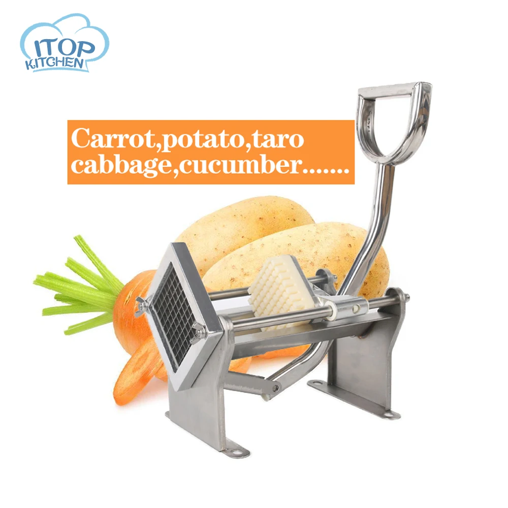  ITOP Stainless Steel French Fries Cutters Potato Chips Strip Cutting Machine Maker Slicer Chopper D - 32848196041