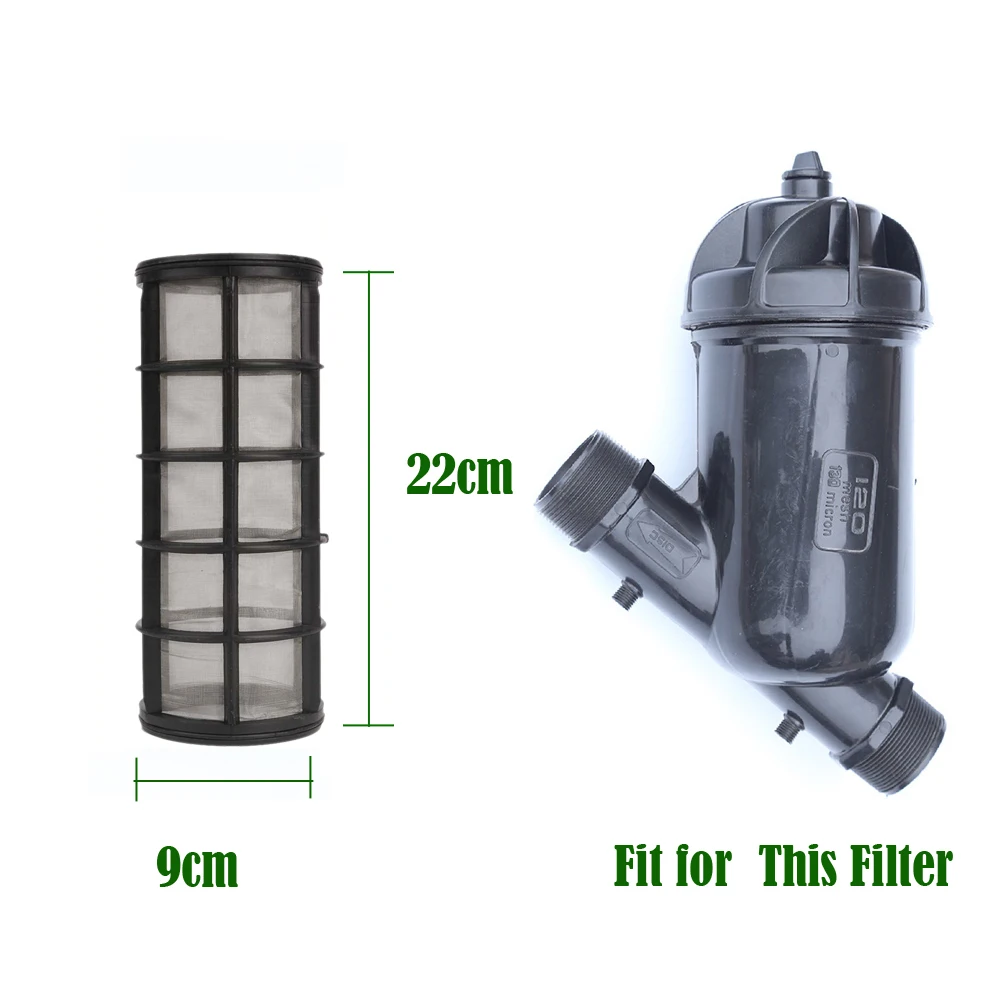 Пластик экранный фильтр для орошения 3/4 дюйма 120 сетки полива сада металлическая сетка фильтры опрыскиватель Садоводство капельного