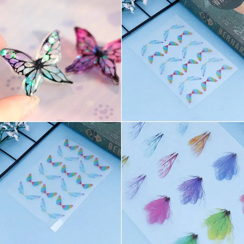 

Filling Material Butterfly DIY Epoxy Resin Crafts Filler Jewelry Making Handmade 3D Colorful Insect Dragonfly Decoration JUL3