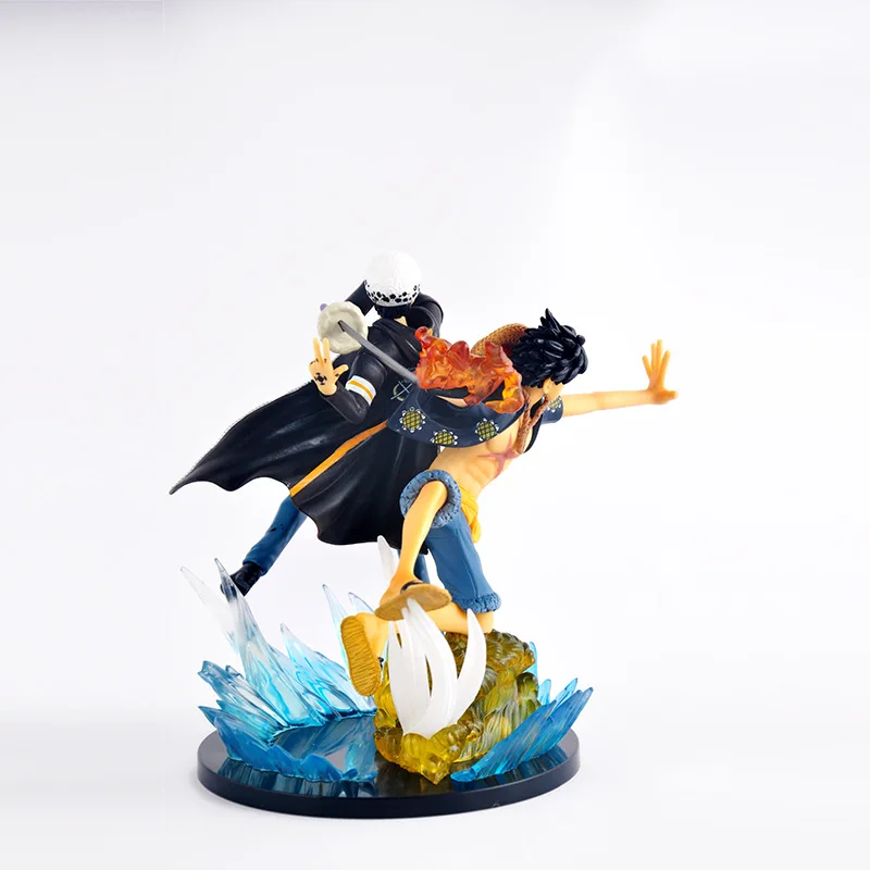 Аниме One Piece Luffy & Trafalgar Law экшн фигурка Коллекционная модель игрушка 18 см|one piece