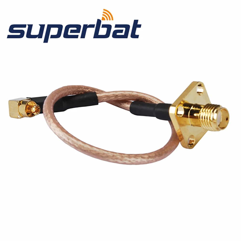 

SMA Jack Panel to MC-Card plug RA pigtail cable RG316