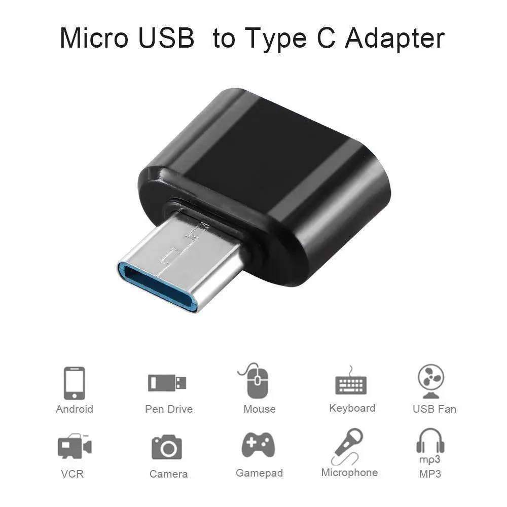 Type-C OTG USB 3,1 к USB2.0 type-A разъем адаптера для samsung huawei телефон высокоскоростные сертифицированные аксессуары для сотовых телефонов