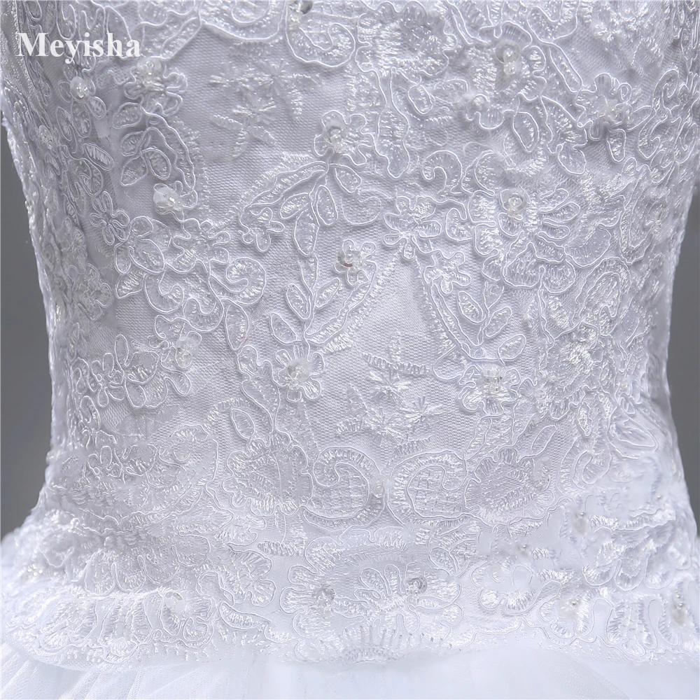 ZJ9022 модное свадебное платье с бусинами и блестками белого цвета и цвета слоновой кости для невесты размера плюс, официальное милое 2-16 Вт/18 Вт/20 Вт/22 Вт/24 Вт/26 Вт/28 Вт
