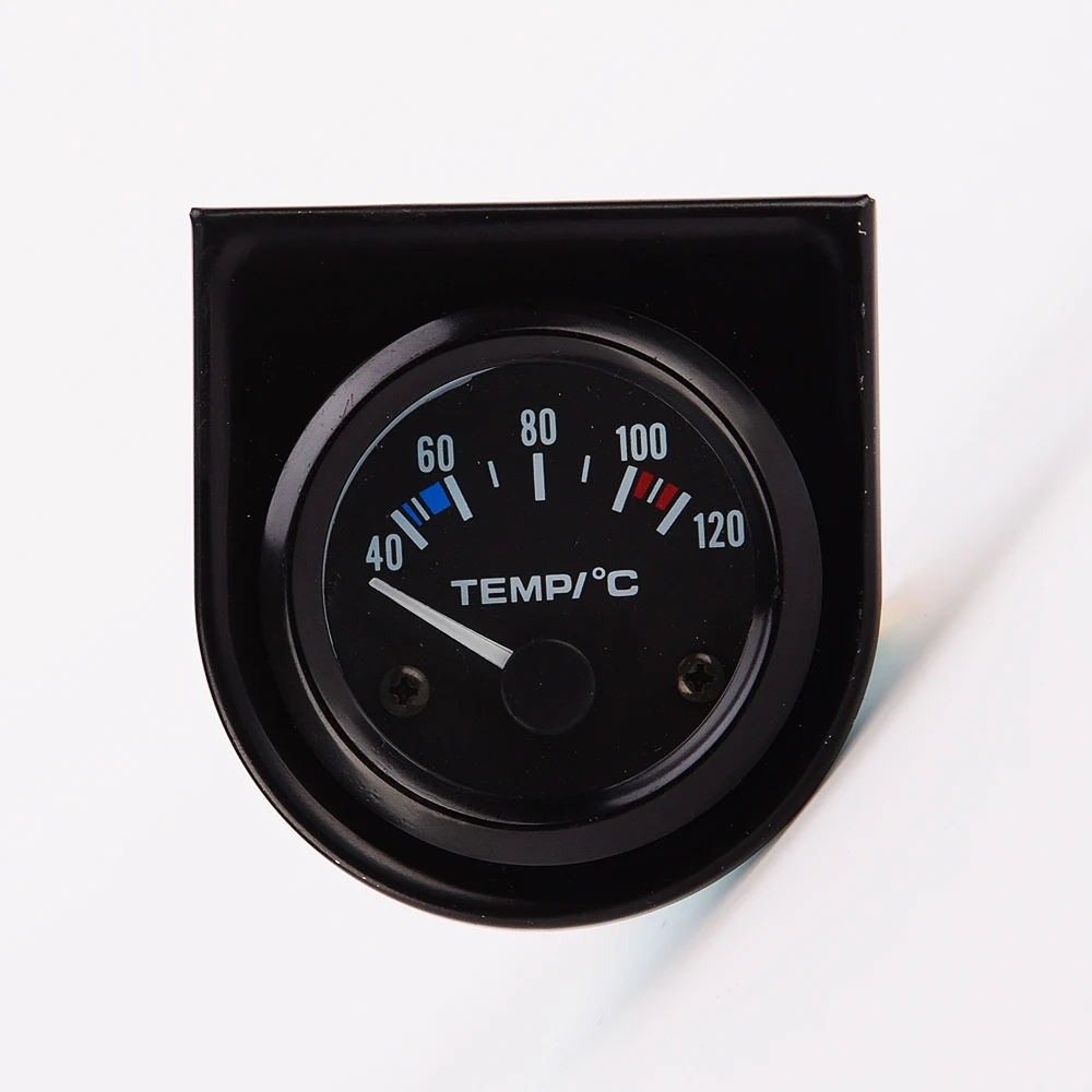 

2" 52mm 12V Universal Car Pointer Water Temperature Temp Gauge 40-120 White LED
