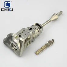 CHKJ дверной замок цилиндр 1 ключ HU66 лезвие для Volkswagen GOLF 7 Lamando точный Универсальный практический замок