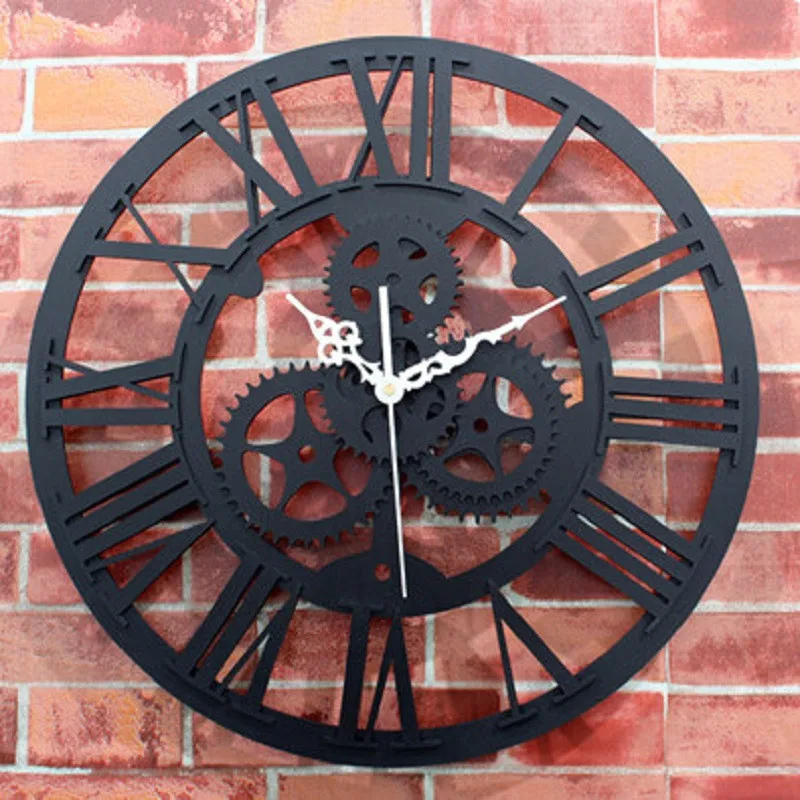 Настенные часы Saat gear часы Reloj настенные часы duvar saati Horloge Murale reloj de pared заклепки металлические часы украшение для дома