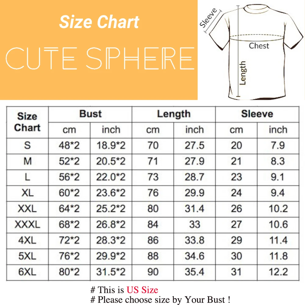 T Shirt Chart